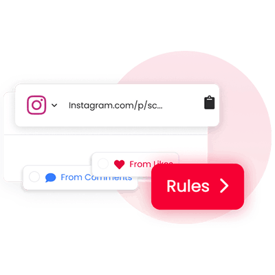 Collez le lien Instagram pour commencer le tirage au sort